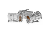 Carica l'immagine nel visualizzatore di Gallery, 50 Pezzi Plug CONNETTORI CONNETTORE RJ45 8P8C per Cavo di Rete VULTECH