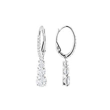 Carica l'immagine nel visualizzatore di Gallery, Swarovski Orecchini Attract Trilogy Round, Cristallo Bianco, Rodiati, da... - Ilgrandebazar