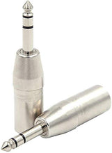 Carica l'immagine nel visualizzatore di Gallery, VCE 2 Pezzi Adattatore Audio XLR Maschio- Jack 6.3mm stereo Spina cavo...