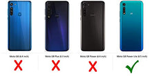 Carica l'immagine nel visualizzatore di Gallery, MOBESV Custodia Motorola Moto G8 Power Lite, Cover a Libro Nero/Blu