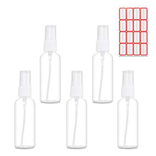 Carica l'immagine nel visualizzatore di Gallery, Veperain 50ml Flacone Spray Vuoto, Plastica Trasparente contenitore...