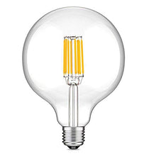 Carica l'immagine nel visualizzatore di Gallery, 10W G125 E27 Edison LED Filamento Vetro 1-Pacco G125, Bianco Caldo - Ilgrandebazar
