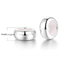 Carica l'immagine nel visualizzatore di Gallery, GW Distanziatore Gomma Stopper Charms Bead in Argento Sterling 925 2 Pezzi... - Ilgrandebazar