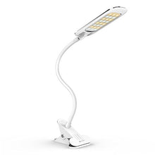 Carica l'immagine nel visualizzatore di Gallery, OxyLED Lampada da scrivania con 24 luci T34 White Clip Table Lamp - Ilgrandebazar