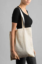 Carica l'immagine nel visualizzatore di Gallery, Borsa shopper in cotone di qualità 25 pezzi 145 g/m2 25 Pezzi, Naturale