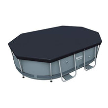 Carica l'immagine nel visualizzatore di Gallery, Flowclear 58424 Copripiscina Power Steel Frame, Grau, 300x200x84 cm Grau