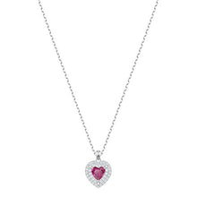 Carica l'immagine nel visualizzatore di Gallery, Swarovski Pendente One, Cristallo Rosso, Rodiato, da Donna - Ilgrandebazar