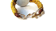 Carica l'immagine nel visualizzatore di Gallery, Orologio Elegante da Polso Donna Marrone Oro Bracciale di Nastro Regolabile... - Ilgrandebazar