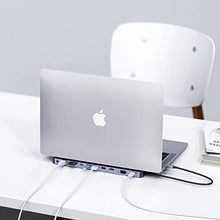 Carica l'immagine nel visualizzatore di Gallery, CHOETECH Hub USB C MacBook PRO 2020, 11 in 1 Docking Station C con 4K...
