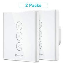 Carica l'immagine nel visualizzatore di Gallery, Interruttore WiFi per Tapparelle, Etersky Smart Sinistra-destra(2 Packs) - Ilgrandebazar