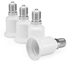 Carica l'immagine nel visualizzatore di Gallery, kwmobile adattatore lampadina E14 E27-4x attacchi porta lampada 4x E14->E27 - Ilgrandebazar