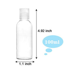 Carica l'immagine nel visualizzatore di Gallery, Ealicere 6 bottiglie di plastica da 100 ml con due imbuti, flaconi per la...