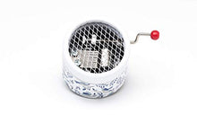 Carica l'immagine nel visualizzatore di Gallery, Piccolo carillon manuale Carillon bianco decorato con uccelli che cantano... - Ilgrandebazar