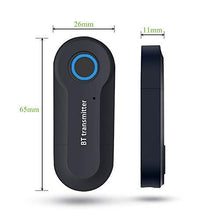 Carica l'immagine nel visualizzatore di Gallery, Aigoss Trasmettitore Bluetooth, Aupolo Adattatore Wireless Portatile Nero - Ilgrandebazar