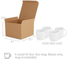 Carica l'immagine nel visualizzatore di Gallery, Switory Scatole Regalo 50pc con Coperchio 10x10x10cm, scatole Marrone