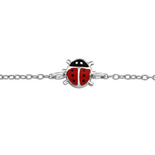 Carica l'immagine nel visualizzatore di Gallery, FIVE-D Bracciale per bambini a forma di coccinella, lunghezza 14,5 cm fino a... - Ilgrandebazar