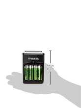 Carica l'immagine nel visualizzatore di Gallery, Varta Caricatore A Spina Lcd Aa/Aaa/9V E 2 / 4 - AA / AAA, Nero/Antracite - Ilgrandebazar