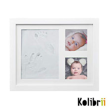 Carica l'immagine nel visualizzatore di Gallery, KOLIBRII-print Me, Cornice Impronte Neonato, Kit Impronta Mani E Piedi... - Ilgrandebazar