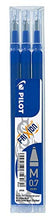 Carica l'immagine nel visualizzatore di Gallery, Pilot BLS-FR7-L-S3 Frixion Ball Refill per Penna a Confezione da 3, Blu