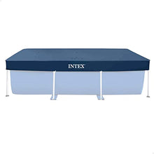 Carica l'immagine nel visualizzatore di Gallery, Intex 28038 Copripiscina Frame Rettangolare Cm 300X200 Art. Pulizia E Manutenzione 161, PVC, Multicolore, 300 x 200 x 75 cm