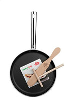 Carica l'immagine nel visualizzatore di Gallery, Ballarini Cookin' Italy Crepes-Set, Alluminio, Nero, 25 cm - Ilgrandebazar