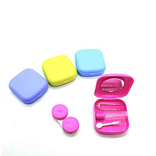 Carica l'immagine nel visualizzatore di Gallery, Confezione da 4 mini custodia viaggio per lenti a contatto, blu, viola,... - Ilgrandebazar