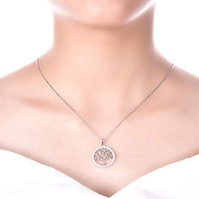 Carica l'immagine nel visualizzatore di Gallery, YL Collana per Donna in Argento 925 con Ciondolo e AAA Smeraldo Simulato - Ilgrandebazar