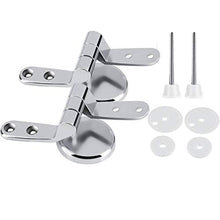Carica l'immagine nel visualizzatore di Gallery, Sedile WC cerniera kit di riparazione strumenti ricambio con dadi e... - Ilgrandebazar