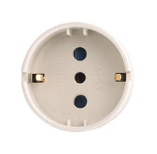 Carica l'immagine nel visualizzatore di Gallery, Poly Pool PP0433.1S Adattatore Spina Piccola 10 A e Presa Tedesca, 1 Pezzo,...