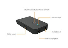 Carica l'immagine nel visualizzatore di Gallery, PITAYA Trasmettitore Ricevitore Bluetooth,Wireless 2 in 1 Adattatore...