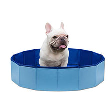 Carica l'immagine nel visualizzatore di Gallery, xuehaostore Piscina per Cani Portatile, Vasca da Bagno Pieghevole 80*20
