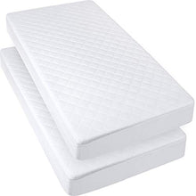 Carica l'immagine nel visualizzatore di Gallery, Utopia Bedding Coprimaterasso (Set di 2) Impermeabile per lettino...