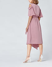 Carica l'immagine nel visualizzatore di Gallery, Marchio Amazon - find. Vestito Midi a Portafoglio Donna 42, Rosa (Old Rose) - Ilgrandebazar