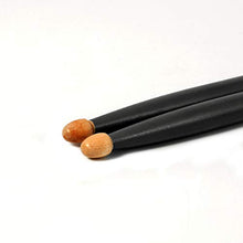 Carica l'immagine nel visualizzatore di Gallery, Donner 5A - Coppia di bacchette per batteria in legno d'acero con nero