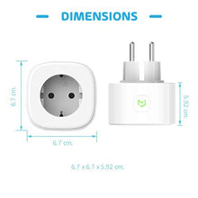 Carica l'immagine nel visualizzatore di Gallery, Presa Intelligente WiFi Smart Plug 16A 3680W, Funzione Timer, Compatibile...