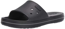 Carica l'immagine nel visualizzatore di Gallery, Crocs Crocband III Slide, Ciabatte Unisex – 39/40 EU, Nero Noire Graphite 02s