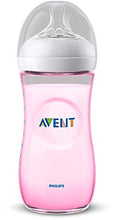 Carica l'immagine nel visualizzatore di Gallery, Philips SCF037/17 Avent - Biberon Natural, Valvola anticolica, 330 ml, 330 ml