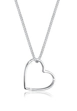 Carica l'immagine nel visualizzatore di Gallery, Elli Catenina per donna ciondolo a cuore in Argento Sterling 925, 45 cm... - Ilgrandebazar