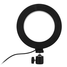 Carica l'immagine nel visualizzatore di Gallery, EBTOOLS Lampada da tavolo per trucco con anello fotografia, 6 pollici...