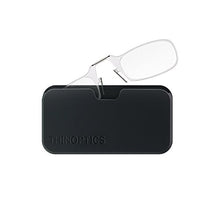Carica l'immagine nel visualizzatore di Gallery, ThinOptics Occhiali da lettura con custodia 2.00 resistenza, Trasparente - Ilgrandebazar