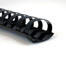 Carica l'immagine nel visualizzatore di Gallery, GBC Dorsi plastici 21A 32mm 50pz - Nero - 4028184
