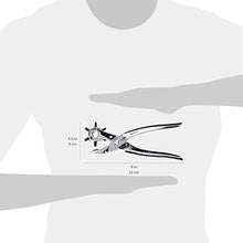 Carica l'immagine nel visualizzatore di Gallery, Amazon Basics - Set pinza fustellatrice, per il cuoio, rotante, per fori di diverse dimensioni