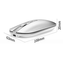Carica l'immagine nel visualizzatore di Gallery, GeekerChip Mouse Bluetooth,Mouse Wireless 1.Argento Bluetooth