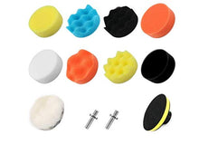 Carica l'immagine nel visualizzatore di Gallery, QUANHAO Tamponi per lucidatura Kit Auto con Adattatore 22 pcs