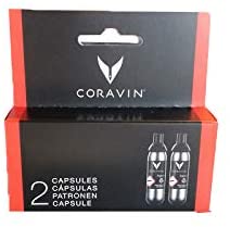 Carica l'immagine nel visualizzatore di Gallery, Coravin Capsule Gas Argon, Acciaio Inossidabile, Grigio, Confezione da 2, 2 unità