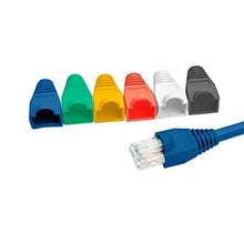 Carica l'immagine nel visualizzatore di Gallery, WY40201 - Copri Plug RJ45 8P8C con serracavo, multicolor (Kit da 60 pezzi)