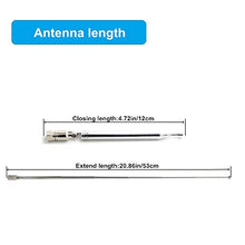 Carica l'immagine nel visualizzatore di Gallery, Ancable Antenna radio DAB di ricambio per FM, telescopica, Universal - Ilgrandebazar