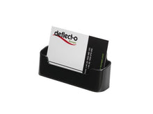 Carica l'immagine nel visualizzatore di Gallery, Deflecto 70104 Porta-Tessera da Tavolo Black