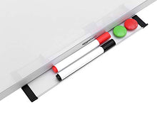 Carica l'immagine nel visualizzatore di Gallery, AmazonBasics - Lavagna bianca, cancellabile a secco, con supporto 90 x 60 cm - Ilgrandebazar