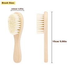 Carica l'immagine nel visualizzatore di Gallery, Molylove Spazzola per capelli bambini con manico in legno e setole di...